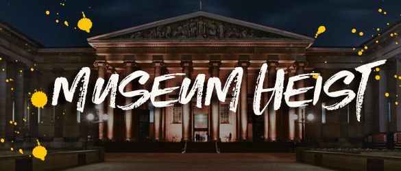 Museum Heist live escape room at Escapism Chester